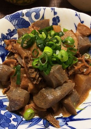ホルモンの味噌煮込み（土手煮、土手焼き）-レシピのメイン写真