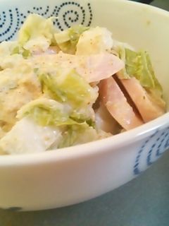 白菜とお魚ソーセージのサラダ-レシピのメイン写真