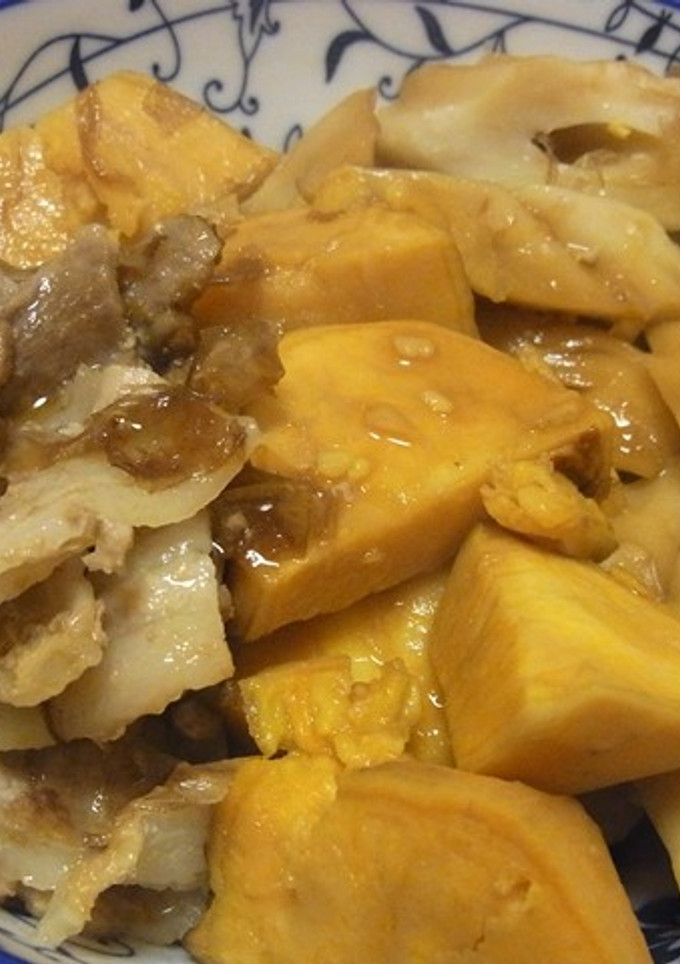時短で旨い♪安納いもとちくわぶの直鰹煮-レシピのメイン写真