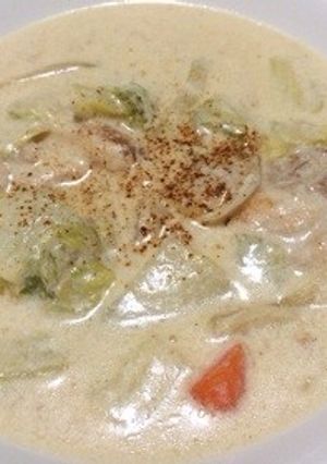 簡単！白菜クリームチーズ煮-レシピのメイン写真