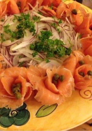 スモークサーモンのおしゃれサラダ-レシピのメイン写真