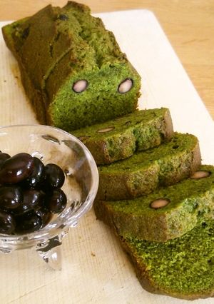 おせちの黒豆 DE 抹茶パウンド♪-レシピのメイン写真