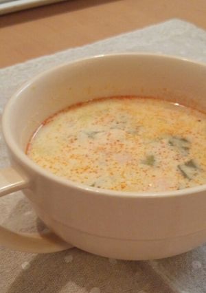 主人も絶賛！豆乳スープ-レシピのメイン写真