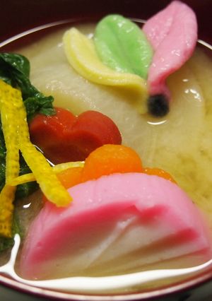 白みそ仕立てのお雑煮-レシピのメイン写真