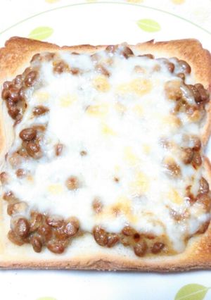 簡単!!納豆トースト♪-レシピのメイン写真