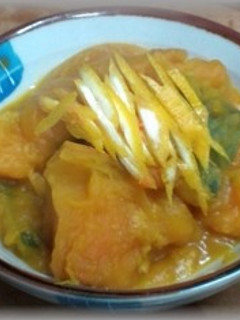 かぼちゃの煮物とゆず-レシピのメイン写真