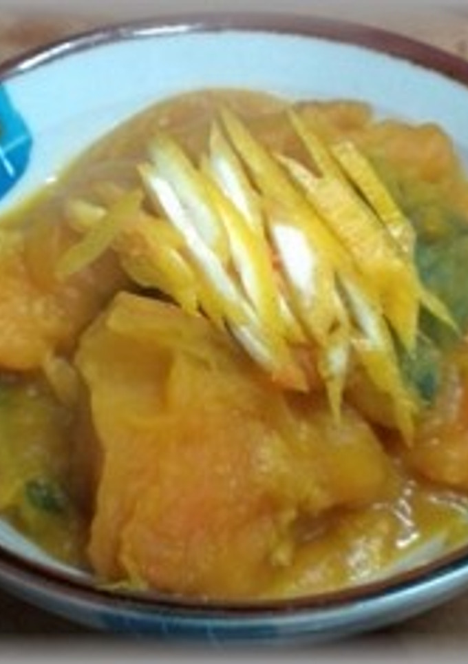 かぼちゃの煮物とゆず-レシピのメイン写真