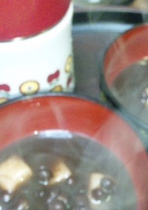 スープジャーでぜんざい-レシピのメイン写真