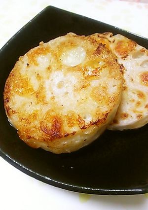 サクモチ☆蓮根のじゃがチーズはさみ焼き★-レシピのメイン写真