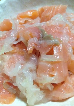 パパのスモークサーモンのマリネ【簡単】-レシピのメイン写真