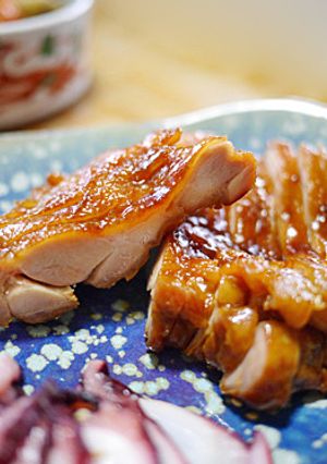 黄金の皮を持つ照り焼きチキン-レシピのメイン写真