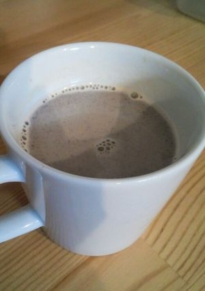 黒豆煮汁＋きなこ＋牛乳＝美味しいです-レシピのメイン写真