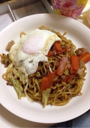 簡単、焼きそば-レシピのメイン写真