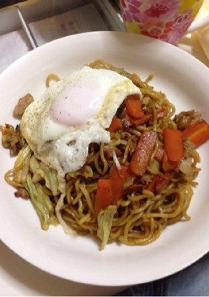 簡単、焼きそば-レシピのメイン写真