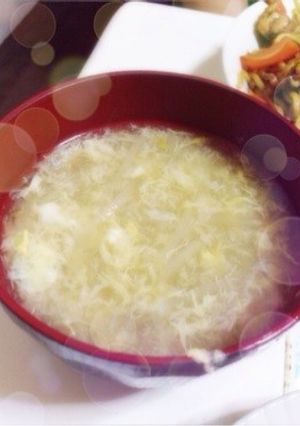 簡単、卵スープ-レシピのメイン写真