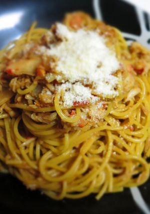 カニ殼 DE パスタ-レシピのメイン写真