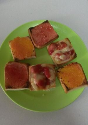 ミニ♡トースト-レシピのメイン写真