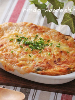 長芋&豆腐ソースの餅キムチーズグラタン-レシピのメイン写真