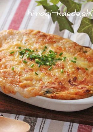 長芋＆豆腐ソースの餅キムチーズグラタン-レシピのメイン写真