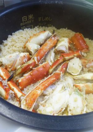簡単 カニの炊き込みご飯-レシピのメイン写真