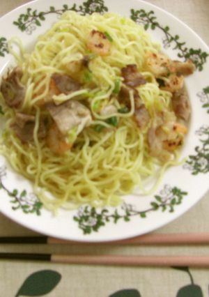ねぎ塩焼きそば・みんと風-レシピのメイン写真