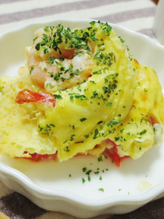 水切りヨーグルトでエビと白葱のグラタン-レシピのメイン写真