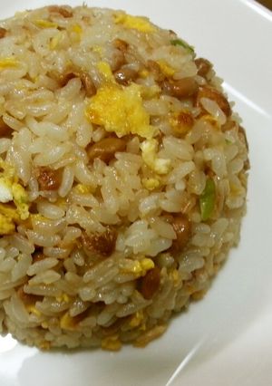 簡単格安、納豆炒飯!-レシピのメイン写真