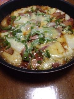 しあわせになれる餅ピザ-レシピのメイン写真