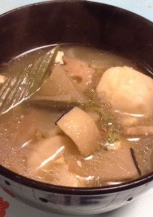 我が家の鯨汁-レシピのメイン写真