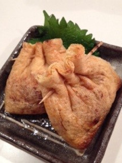 *食べるラー油で納豆巾着*-レシピのメイン写真