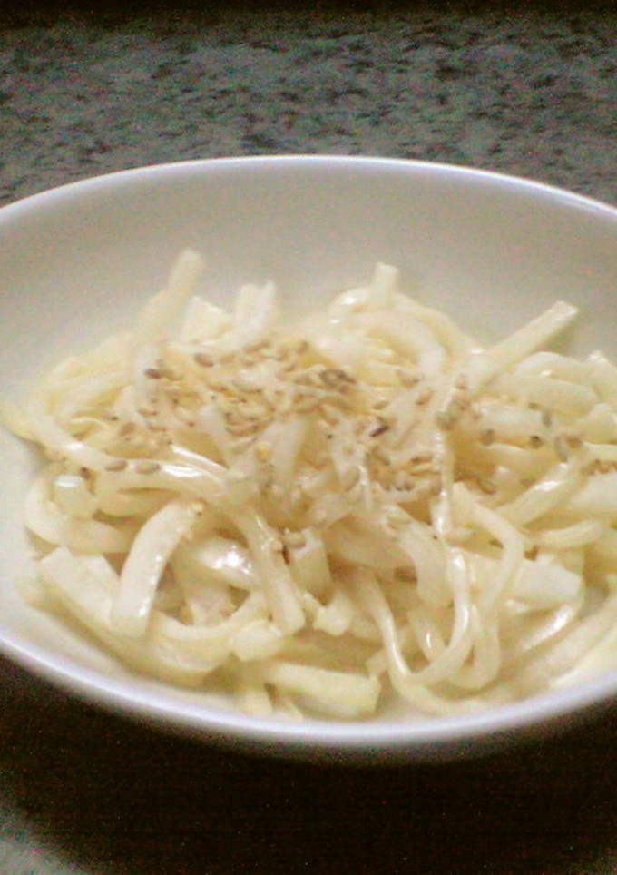 大根の皮のマヨ麺つゆ和え-レシピのメイン写真