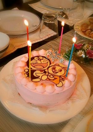 ドラえもん＆ドラミちゃん　ケーキ-レシピのメイン写真