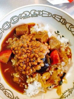 簡単リメイク☆筑前煮de納豆カレー-レシピのメイン写真