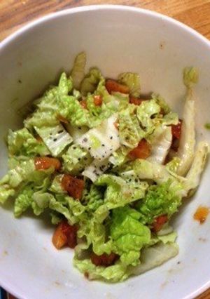 食べ過ぎ飲み過ぎに!シャッキリ白菜サラダ-レシピのメイン写真