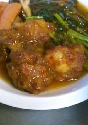 残った鶏唐揚げアレンジ和風煮物-レシピのメイン写真