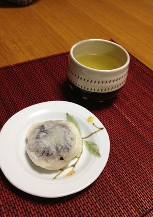 ホットサンドメーカーde梅ヶ枝餅風大福☆-レシピのメイン写真