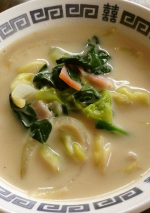豆乳の味噌スープ-レシピのメイン写真