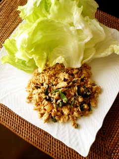 タイ風挽肉のレタス包み-レシピのメイン写真