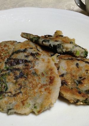 れんこんと青菜のおやき-レシピのメイン写真