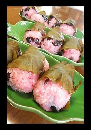 甘納豆の桜餅-レシピのメイン写真