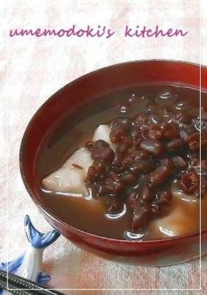 軟らか小豆のぜんざい-レシピのメイン写真