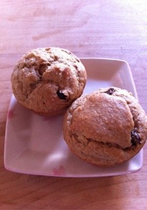 全粒粉レーズン豆腐マフィン-レシピのメイン写真
