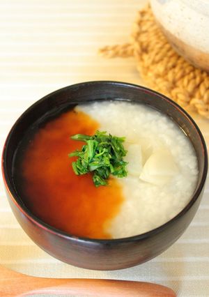 七草粥 ～ べっこう餡をかけて-レシピのメイン写真