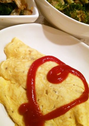 オムライスのやぶれにくい卵焼き-レシピのメイン写真