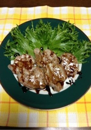 ワインに合う♪豚ヒレのバルサミコソース-レシピのメイン写真