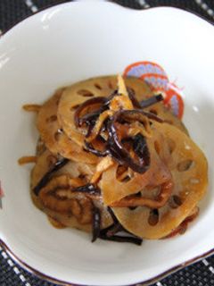 レンコン佃煮-レシピのメイン写真
