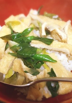 超シンプルきつね丼-レシピのメイン写真