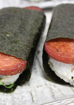 スパムにぎり-レシピのメイン写真