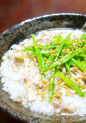 鶏味塩de具沢山の七草粥-レシピのメイン写真