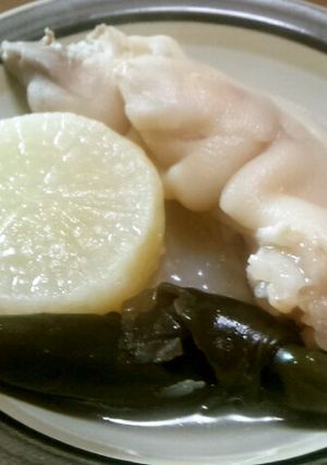 俺流！ぷるぷる柔らか沖縄おでん風豚足煮-レシピのメイン写真